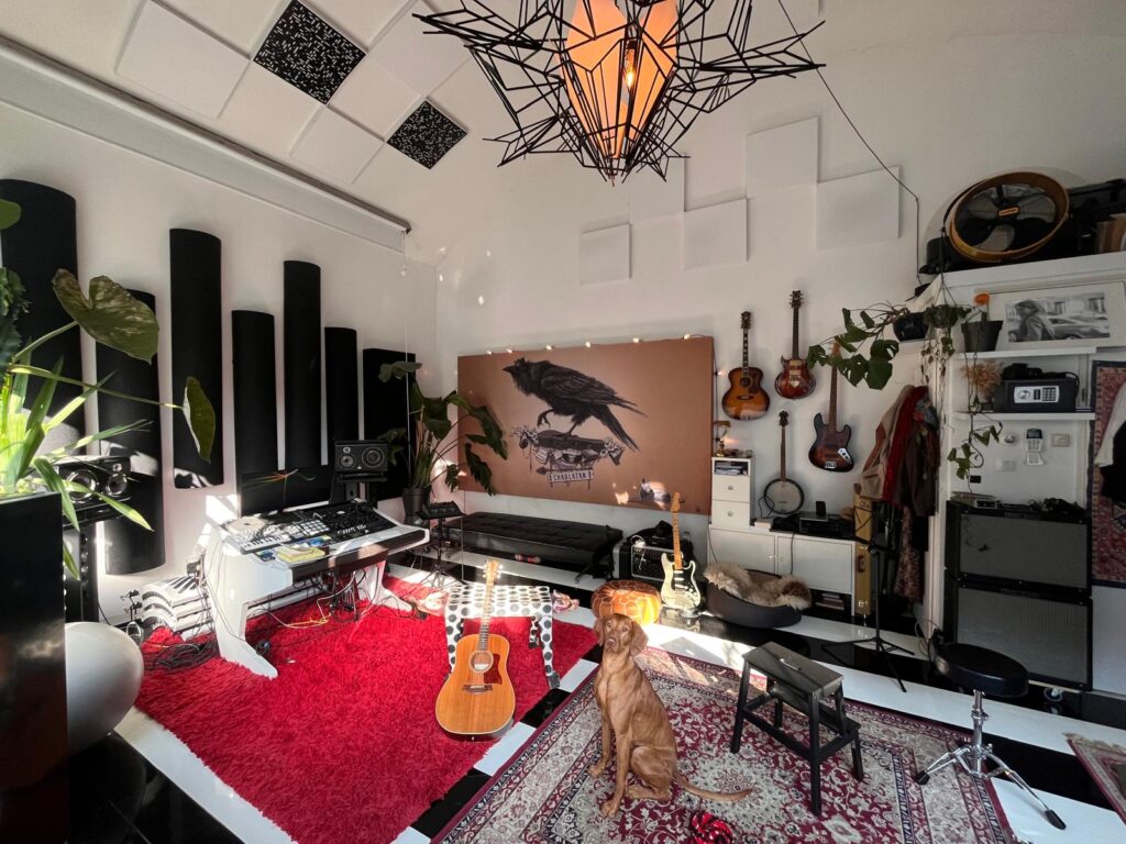 Lesruimte van Gitaarschool Noord in Rotterdam Noord